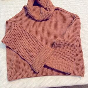 Free People Cropped Cozy Sweater